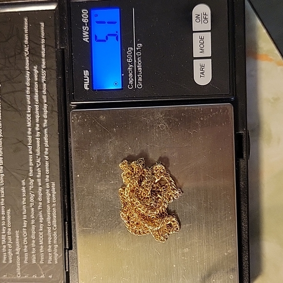 18k solid gold chain - Picture 3 of 7